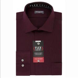 NWOT Van Heusen Flex Collar Dress Shirt